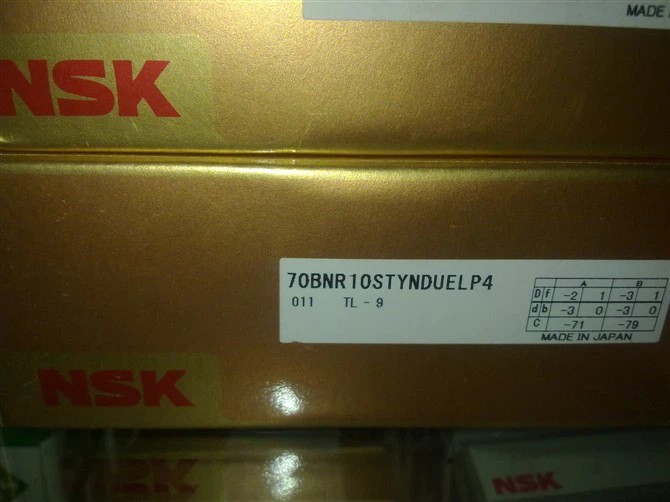 NSK 100BNR10STYNDUELP4 -Ultra High-Speed Angular Contact Ball Bearing